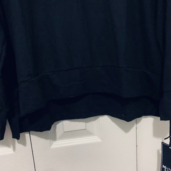 Michael Lauren NWT Black James Raglan Super Soft Top Medium - Picture 4 of 10